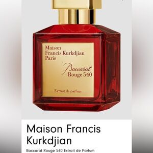 *Maison Francis Kurkdjian* Baccarat Rouge 540 Eau 
 de Parfum Travel Set